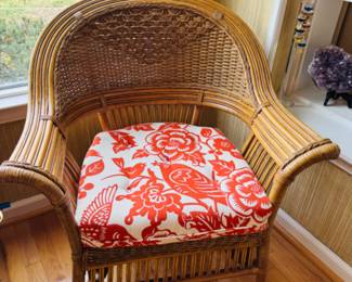 Stunning Rattan Chair fit for a Queen