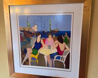 Izchak Tarkay "Old Jaffa Port II" 331/350 - Serigraph