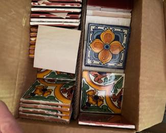 Assorted tiles
