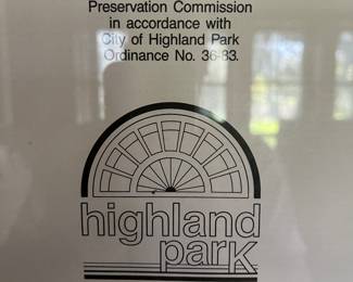 Highland Park City Landmark