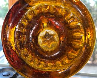 Amber star sun dial