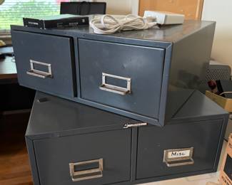 Vintage file cabinets, great condition