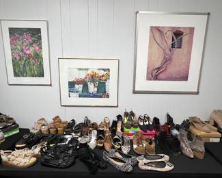 Tons of women's size 10 sandals, high-heels, flats, and boots