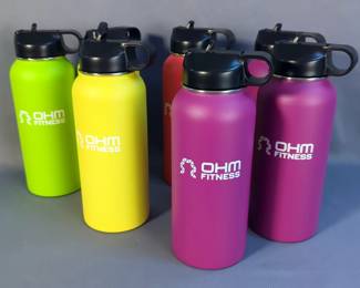 OHM Fitness Stainless Steel Water Bottles