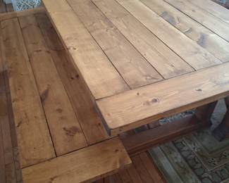 Farm Table with 2 Benches