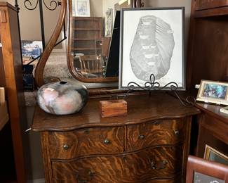 Birds Eye maple dresser