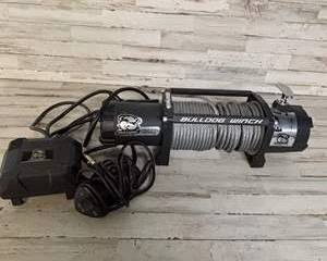 Bulldog Winch 10041 8000lbs 5.2hp Series Wound Motor, Roller Fairlead, 100 Ft. Wire Rope