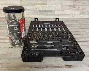 EVERCRAFT HAND TOOLS Multi Ratchet Socket Set with Lot of Sockets