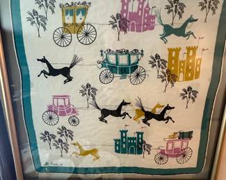 Fantastic framed vintage tapestry!