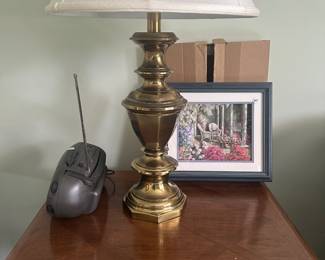 A nice brass lamp