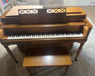 This is a fantastic Story and Clark vintage Square parlor piano!