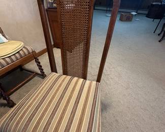 Cane back chairs! All are in superb condition 