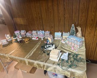 This is the nice small Christmas village