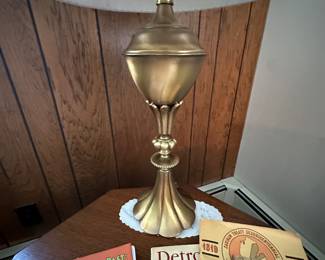 Beautiful brass lamp!