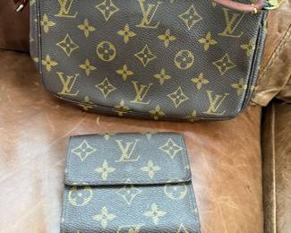 Authentic Louis Vuitton Wallet & Poucette