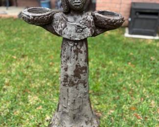 Bird Girl concrete 39” t. $ 250.00