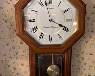 Seiko Westminster Whittington chiming wall clock $ 100.00