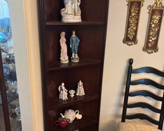 (2) corner shelves : 26”w 18.5”d 75.5”t
$ 125.00 each