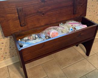 Low wood storage bench
36” w 11.5” d 18.25” t. $ 60.00