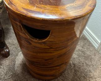 Ceramic Drum Table
13” diameter 18.5” t. $ 125.00