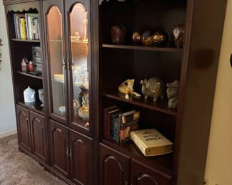 (3) piece bookcase, each piece
30” w 18”d 75.5” tall. $100.00 each