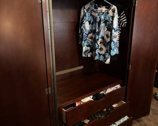 Broyhill Armoire 3 drawers 2 doors. 44”w 23.5”d 77”t. $ 300.00