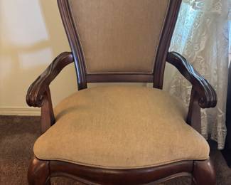 Tan arm chair: 23”w 20”d 40.5”
$ 150.00