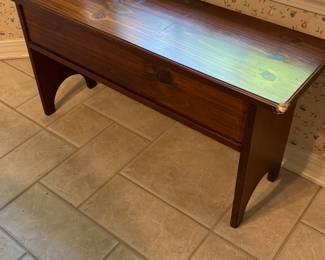 Low wood storage bench
36” w 11.5” d 18.25” t. $ 60.00