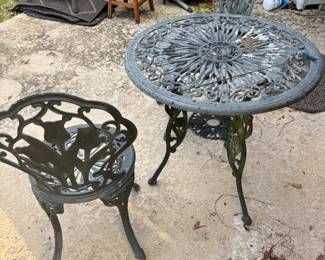 Cast Bistro set $185.00