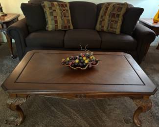 Wood coffee table 50”w 30”d 18” t
$150.00