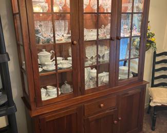 Thomasville 2 piece China Cabinet
57.5” w 17” d 80” t.