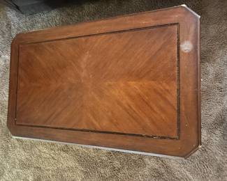 Wood coffee table 50”w 30”d 18” t
$150.00
