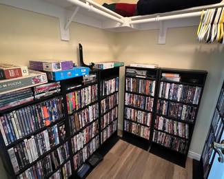 Large collection of DVDs