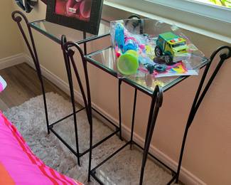 Glass Metal Stands
