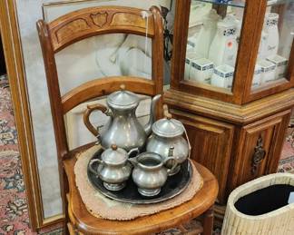 Pewter Tea Set