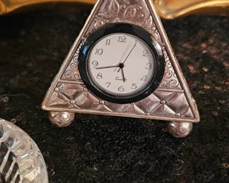 Vintage Brighton Triangle Clock