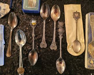 Assorted Souvenir Teaspoons