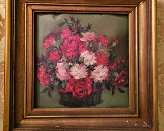 Framed Roses Picture