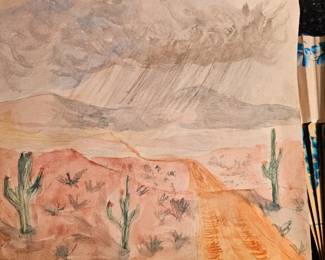 Desert Scape Original Painting