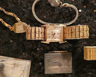 BENRUS, Manual Wind Square Single Register 40's 10k GF Men’s Watch