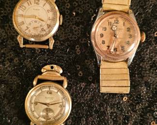 Vintage Men’s Waltham Calendar Watch, Vintage 1941 Elgin WW2 Era Men’s Watch &