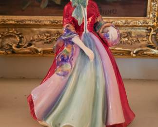 Vintage Paragon Porcelain Victorian Lady Marilyn Figurine Bone China AW52