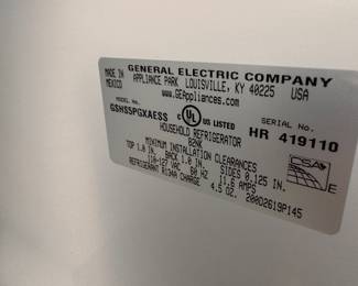 Appliances may be sold in advance