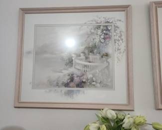 Willem Haenraets Impressionistic Print Matted & Framed