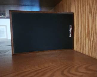 Pair of Paradigm Labeled Bookshelf Speakers