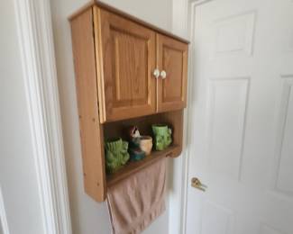 Bathroom Cabinet Towel Rack