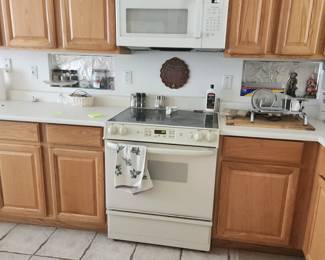 Electric Stove and Microwave