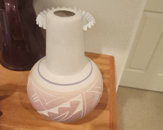 Pottery Vase signed