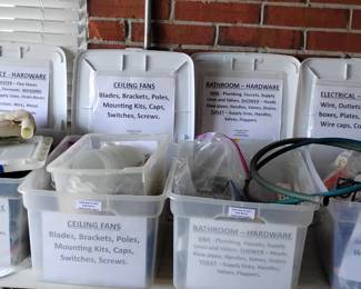 Miscellaneous building maintenance supplies