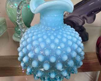 Fenton Hobnail Vase
